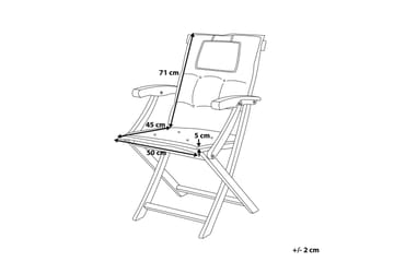 Riliegh Spisegruppe 220 cm + 6 Stoler - Grafitgrå - Hagemøbler & utemiljø - Hagegruppe - Spisegrupper hage