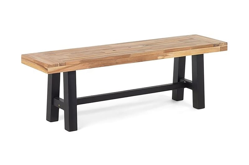 Scania Hagebord + 2 Benker 80 cm - Svart - Hagemøbler & utemiljø - Hagegruppe - Spisegrupper hage