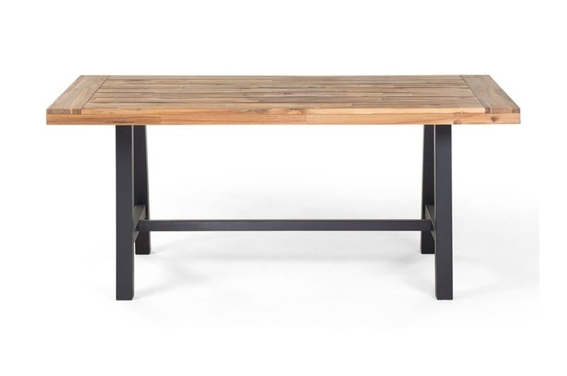 Scania Hagebord + 2 Benker 80 cm - Svart - Hagemøbler & utemiljø - Hagegruppe - Spisegrupper hage