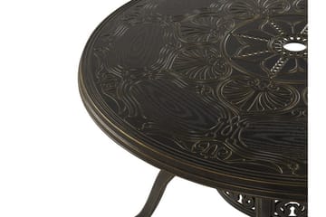 Scario Spisegruppe 100 cm + 4 Stoler - Brun - Hagemøbler & utemiljø - Hagegruppe - Spisegrupper hage