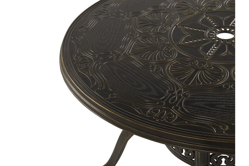 Scario Spisegruppe 100 cm + 4 Stoler - Brun - Hagemøbler & utemiljø - Hagegruppe - Spisegrupper hage