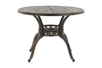 Scario Spisegruppe 100 cm + 4 Stoler - Brun - Hagemøbler & utemiljø - Hagegruppe - Spisegrupper hage