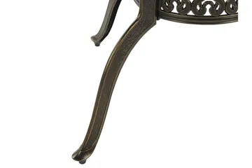 Scario Spisegruppe 100 cm + 4 Stoler - Brun - Hagemøbler & utemiljø - Hagegruppe - Spisegrupper hage
