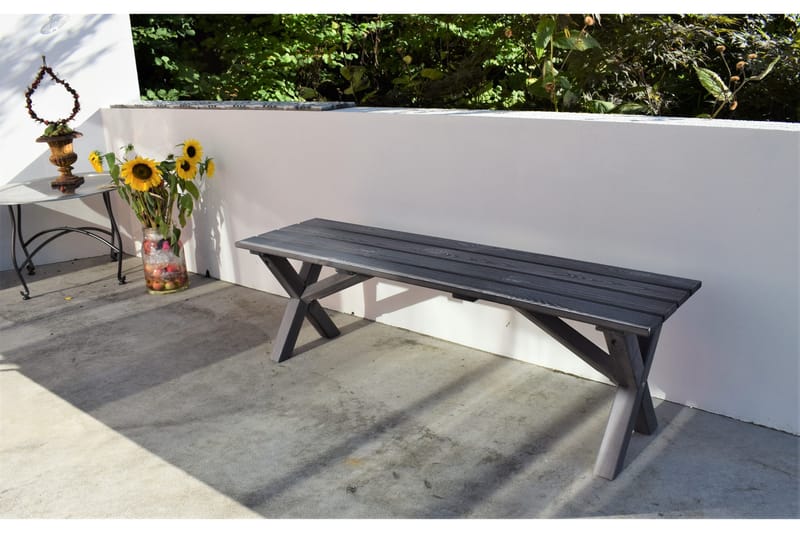 Scottsdale Spisegruppe 150 cm + 2 Solanum Stoler - Grå - Hagemøbler & utemiljø - Hagegruppe - Spisegrupper hage