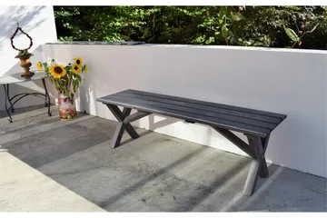 Scottsdale Spisegruppe 150 cm + 2 Solanum Stoler - Grå - Hagemøbler & utemiljø - Hagegruppe - Spisegrupper hage