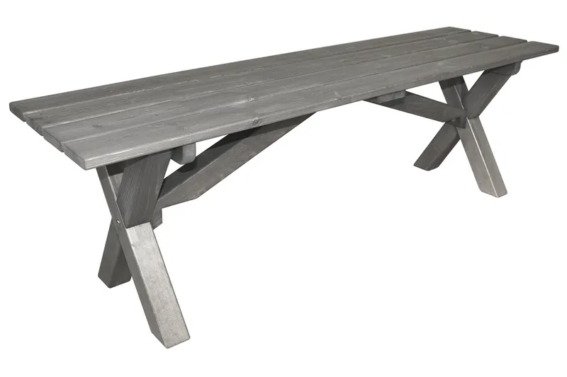 Scottsdale Spisegruppe 150 cm + 2 Solanum Stoler, Grå