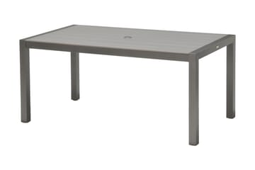 Solana Spisegruppe 160 cm + 4 Posisjonsstoler - Grå - Hagemøbler & utemiljø - Hagegruppe - Spisegrupper hage