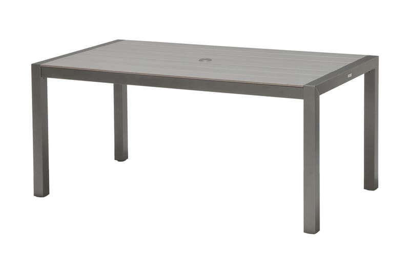 Solana Spisegruppe 160 cm + 4 Posisjonsstoler - Grå - Hagemøbler & utemiljø - Hagegruppe - Spisegrupper hage