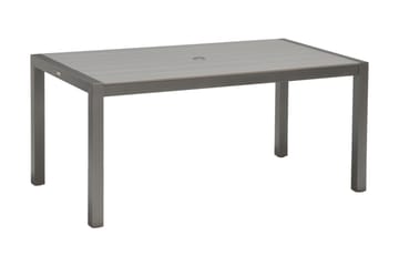 Solana Spisegruppe 160 cm + 6 Posisjonsstoler - Grå - Hagemøbler & utemiljø - Hagegruppe - Spisegrupper hage