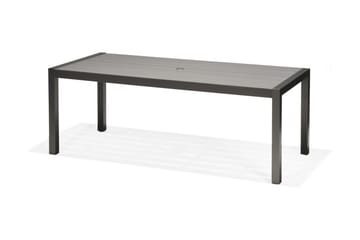 Solana Spisegruppe 201 cm + 6 Posisjonsstoler - Grå - Hagemøbler & utemiljø - Hagegruppe - Spisegrupper hage