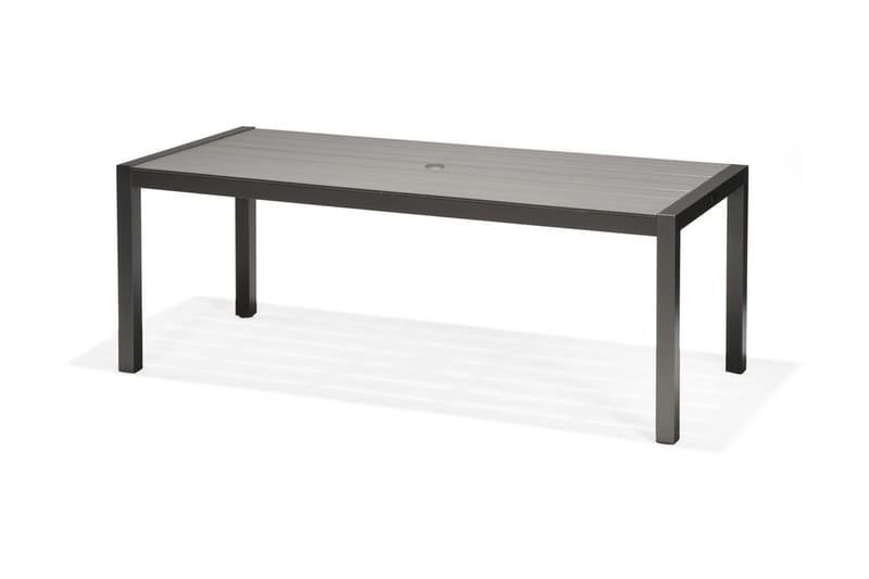 Solana Spisegruppe 201 cm + 6 Posisjonsstoler - Grå - Hagemøbler & utemiljø - Hagegruppe - Spisegrupper hage