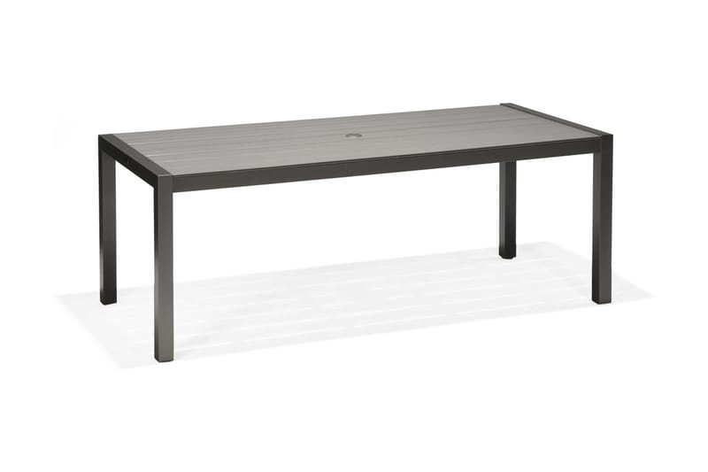 Solana Spisegruppe 201 cm + 8 Posisjonsstoler - Grå - Hagemøbler & utemiljø - Hagegruppe - Spisegrupper hage