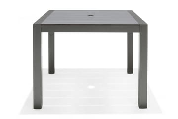 Solana Spisegruppe 88 cm + 4 Posisjonsstoler - Grå - Hagemøbler & utemiljø - Hagegruppe - Spisegrupper hage