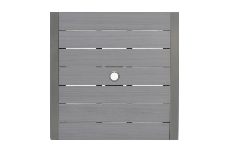 Solana Spisegruppe 88 cm + 4 Posisjonsstoler - Grå - Hagemøbler & utemiljø - Hagegruppe - Spisegrupper hage