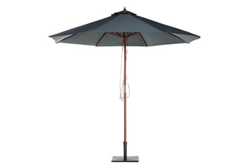 Spisegruppe MAUI med 8 Stoler+Puter + Paraply - Tre / Natur - Hagemøbler & utemiljø - Hagegruppe - Spisegrupper hage