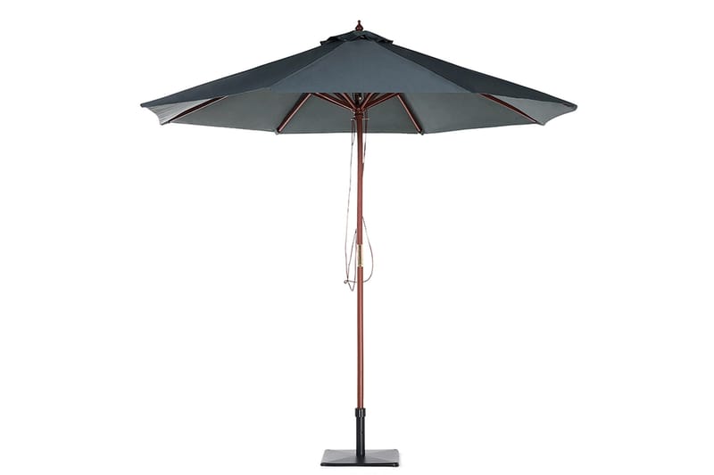 Spisegruppe MAUI med 8 Stoler+Puter + Paraply - Tre / Natur - Hagemøbler & utemiljø - Hagegruppe - Spisegrupper hage