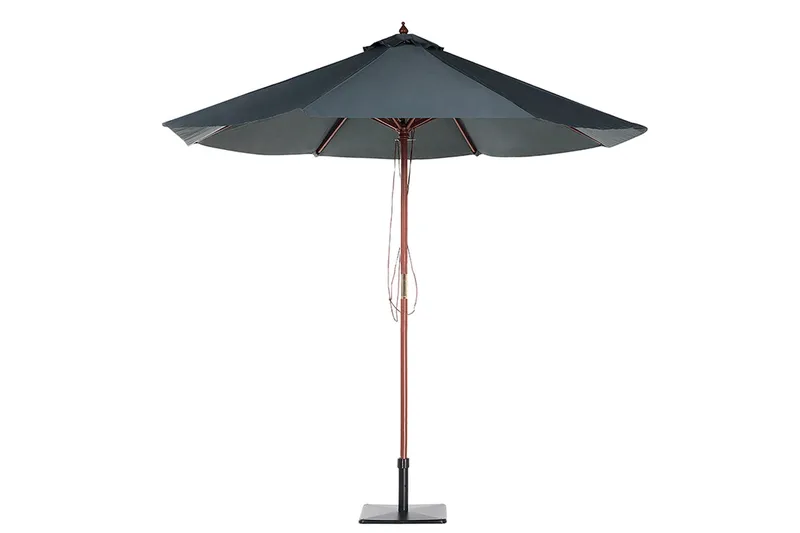 Spisegruppe MAUI med 8 Stoler+Puter + Paraply - Tre / Natur - Hagemøbler & utemiljø - Hagegruppe - Spisegrupper hage