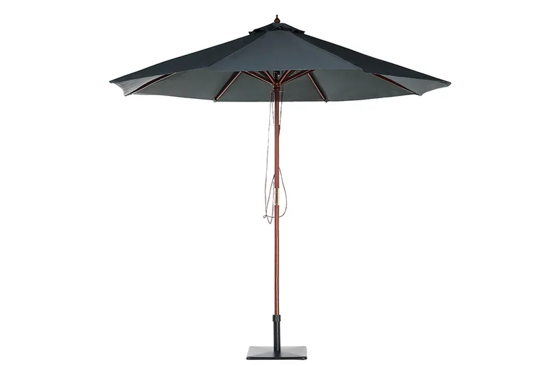 Spisegruppe MAUI med 8 Stoler+Puter + Paraply - Tre / Natur - Hagemøbler & utemiljø - Hagegruppe - Spisegrupper hage