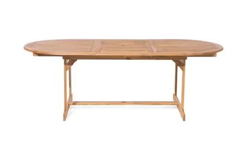 Spisegruppe MAUI med 8 Stoler+Puter + Paraply - Tre / Natur - Hagemøbler & utemiljø - Hagegruppe - Spisegrupper hage