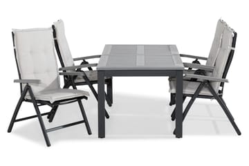 Spisegruppe Monaco 152-210x90+4 Monaco Posisjonsstol m Pute