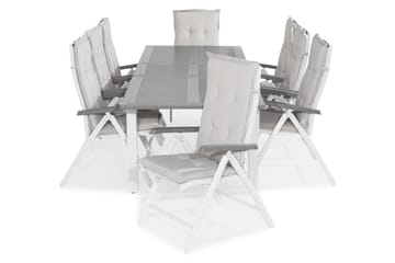 Spisegruppe Monaco 220-280x100+8 Monaco Posisjonsstol m Pute