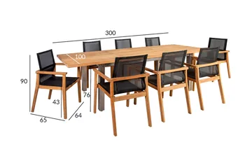Spisegruppe Nautica - Hagemøbler & utemiljø - Hagegruppe - Spisegrupper hage