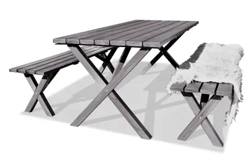 Spisegruppe Scottsdale Fasta 190 + 6 Kungshamn Stol Shabby C - KWA - Hagemøbler & utemiljø - Hagegruppe - Spisegrupper hage