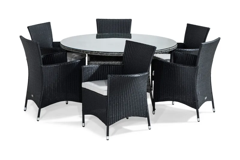 Thor Spisebord  med Lenestol 140 cm Rund