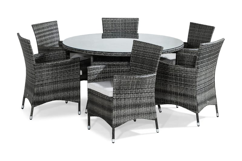 Thor Spisebord  med Lenestol 140 cm Rund