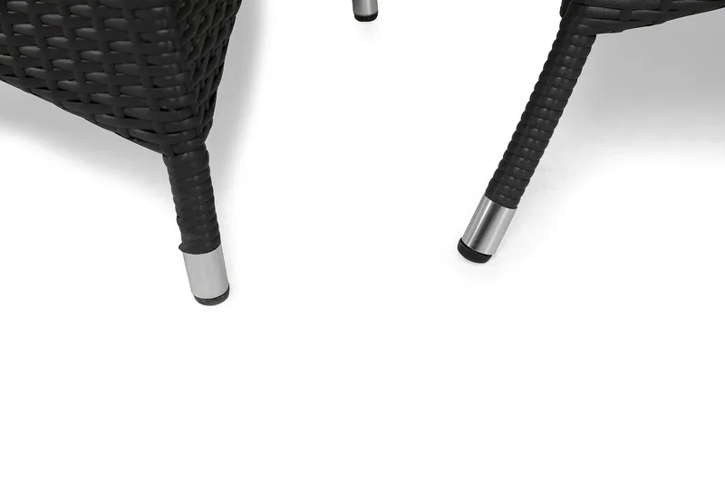 Thor Spisegruppe 140+4 Jenny Regulerbare Stoler - Svart - Hagemøbler & utemiljø - Hagegruppe - Spisegrupper hage