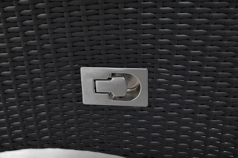 Thor Spisegruppe 140+4 Jenny Regulerbare Stoler - Svart - Hagemøbler & utemiljø - Hagegruppe - Spisegrupper hage