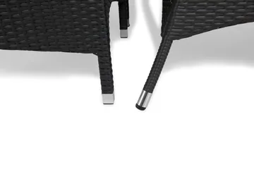 Thor Spisegruppe 140+4 Thor Lyx Stoler - Svart - Hagemøbler & utemiljø - Hagegruppe - Spisegrupper hage