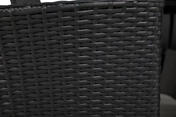 Thor Spisegruppe 140+6 Jenny Regulerbare Stoler - Svart - Hagemøbler & utemiljø - Hagegruppe - Spisegrupper hage