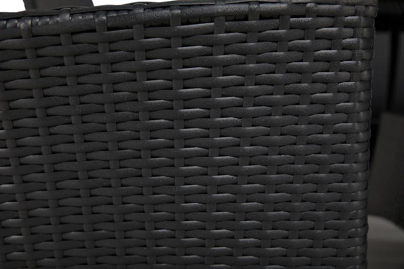 Thor Spisegruppe 140+6 Jenny Regulerbare Stoler - Svart - Hagemøbler & utemiljø - Hagegruppe - Spisegrupper hage