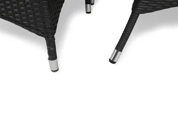 Thor Spisegruppe 140+6 Jenny Regulerbare Stoler - Svart - Hagemøbler & utemiljø - Hagegruppe - Spisegrupper hage