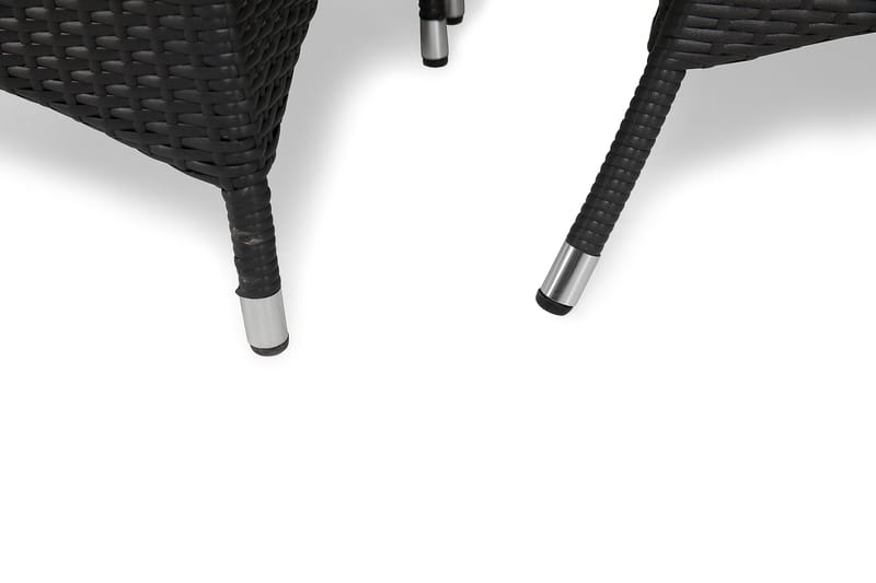 Thor Spisegruppe 140+6 Jenny Regulerbare Stoler - Svart - Hagemøbler & utemiljø - Hagegruppe - Spisegrupper hage