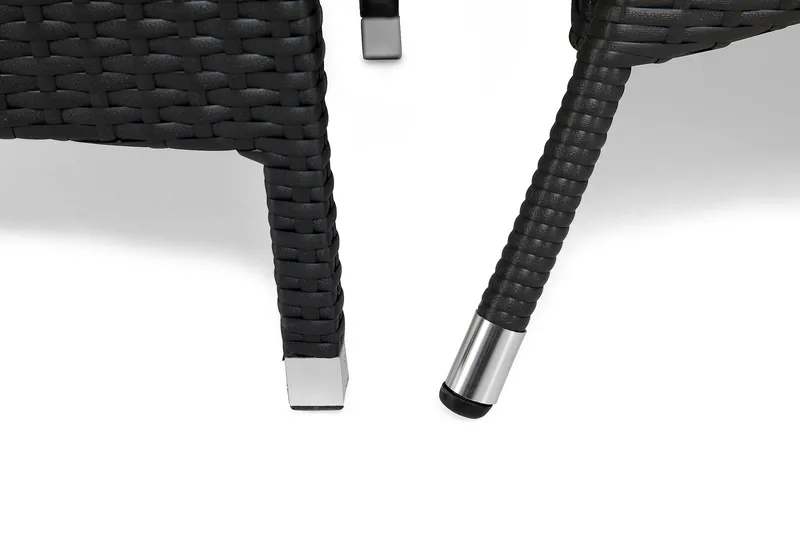 Thor Spisegruppe 140+6 Thor Lyx Stoler - Svart - Hagemøbler & utemiljø - Hagegruppe - Spisegrupper hage