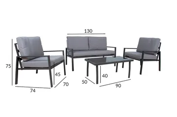 Tifton Hagegruppe - Hagemøbler & utemiljø - Loungemøbler - Loungegrupper