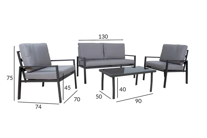Tifton Hagegruppe - Hagemøbler & utemiljø - Loungemøbler - Loungegrupper