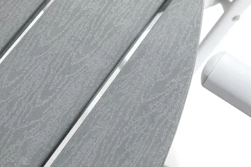 Tunis Spisegruppe 140 Rund + 6 Maggie Posisjonsstol - Hvit/Grå - Hagemøbler & utemiljø - Hagegruppe - Spisegrupper hage