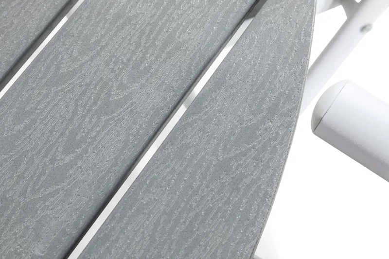 Tunis Spisegruppe 140 Rund + 6 Maggie Posisjonsstol - Hvit/Grå - Hagemøbler & utemiljø - Hagegruppe - Spisegrupper hage