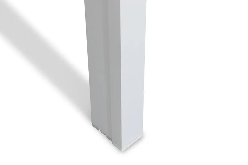 Tunis Spisegruppe 205x90 + 6 Maggie Posisjonsstol - Hvit/Grå - Hagemøbler & utemiljø - Hagegruppe - Spisegrupper hage