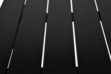 Tunis Spisegruppe 205x90 cm + 6 Tunis Stablestoler - Svart - Hagemøbler & utemiljø - Hagegruppe - Spisegrupper hage