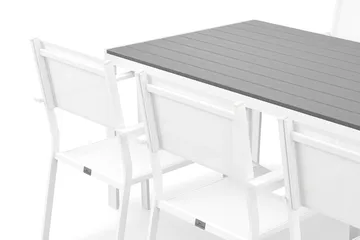 Tunis Spisegruppe 205x90 cm + 6 Tunis Stablestoler - Hagemøbler & utemiljø - Hagegruppe - Spisegrupper hage