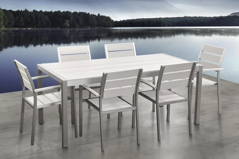 Vernio Spisegruppe - Hvit - Hagemøbler & utemiljø - Hagegruppe - Spisegrupper hage