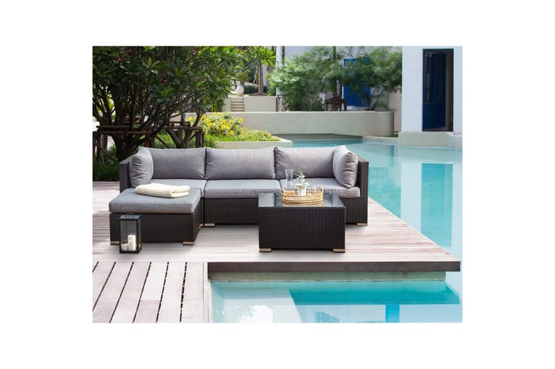 Hagehjørnesofa Sano - Høyrevendt - Hagemøbler & utemiljø - Hagegruppe - Sofagruppe utendørs