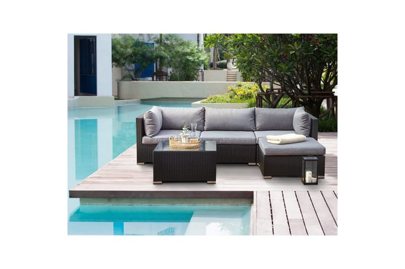 Hagehjørnesofa Sano - Venstrevendt - Hagemøbler & utemiljø - Hagegruppe - Sofagruppe utendørs