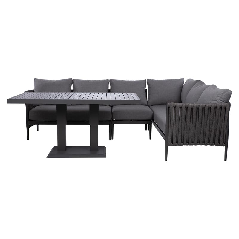 Hagemøbelsett Ängros hjørnesofa og bord - grå - Hagemøbler & utemiljø - Hagegruppe - Cafemøbler & cafesett