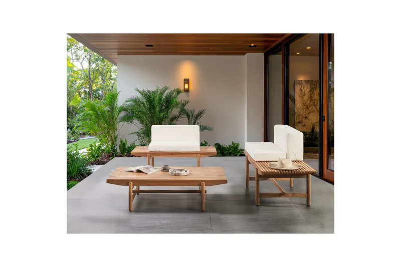 Hagesofagruppe 2-seter Giaveno - Hagemøbler & utemiljø - Hagegruppe - Sofagruppe utendørs