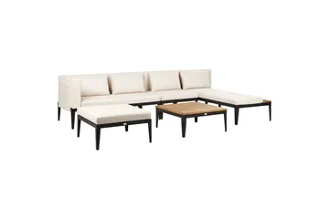 Hagesofagruppe med bord 4-seters Bracciano - Hagemøbler & utemiljø - Hagegruppe - Sofagruppe utendørs